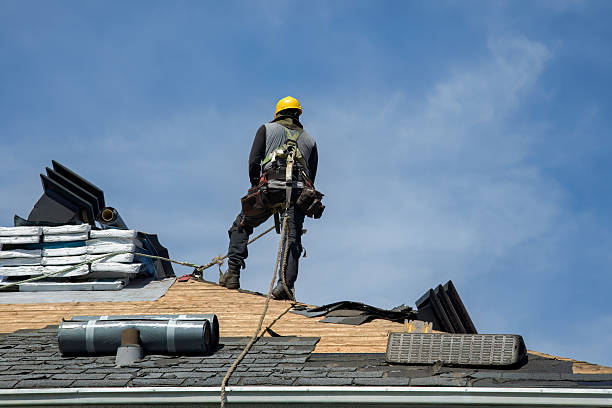 Professional Roofing technician working in Weatherford, OK